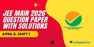 JEE Main 2026 April 6 Shift 1 Question Paper with Solutions PDF